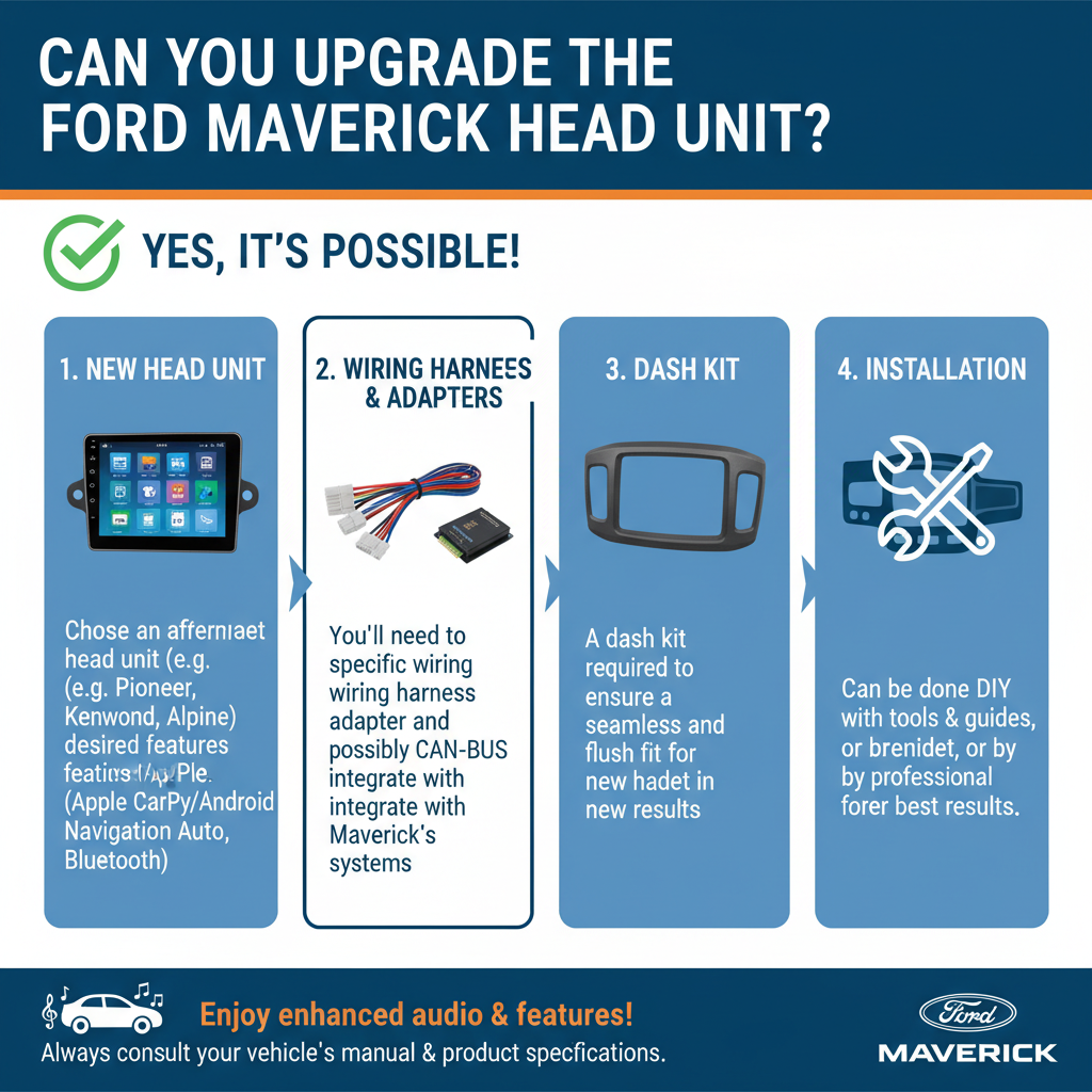 Can You Upgrade the Ford Maverick Head Unit?