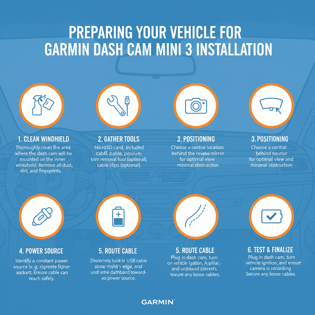 Preparing Your Vehicle for Installation to Install Garmin Dash Cam Mini 3
