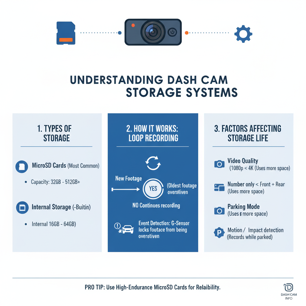 Understanding Dash Cam Storage Systems